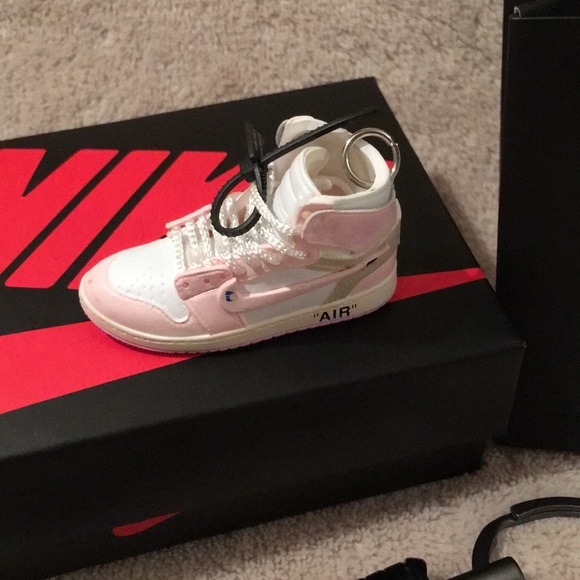 off white sneaker keychain